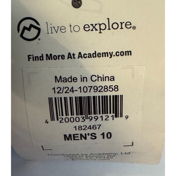 Magellan Outdoors Sandals Brown Leather Round Toe Cutouts Hook Loop Men's Sz 10 - Picture 10 of 11